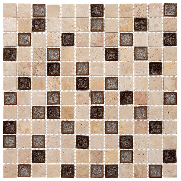 Andova Tiles ANDOVA TILES Exploration Egypt 1" x 1" Natural Stone Mosaic Tile - ANDEXPG360
