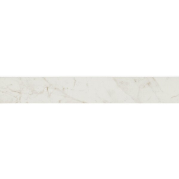 Msi Kaya Carrara Bianco 3 in X 24 in Porcelain Matte Bullnose, 18PK - ZOR-PT-TR-0242