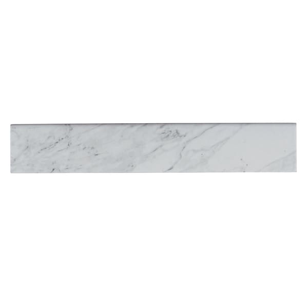 Msi Carrara Bullnose SAMPLE Matte Glazed Porcelain Bullnose Wall Tile - ZOR-PT-TR-0116-SAM