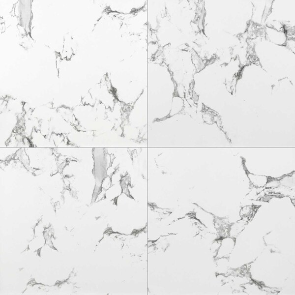 Msi Pietra Statuario 24 X 24 Polished Porcelain Field Tile, 4PK - ZOR-PT-0160