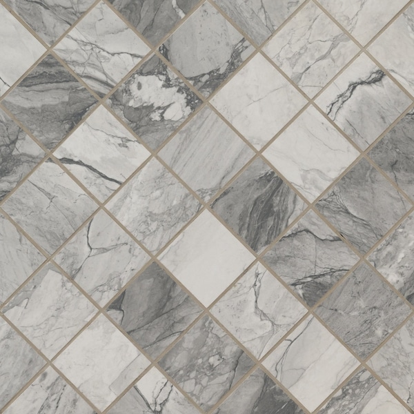 Msi Kaya Onda Gray Sample Matte Porcelain Mosaic Tile - ZOR-MD-0547-SAM