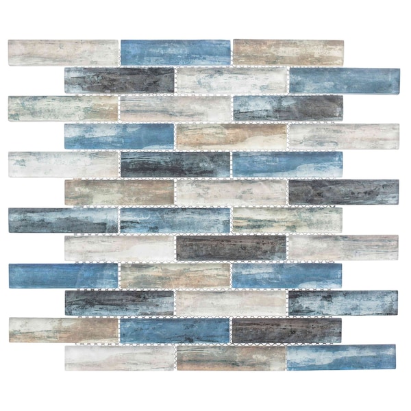 Andova Tiles ANDOVA TILES Giovan 1" x 4" Glass Brick Joint Mosaic Tile - ANDGIO402