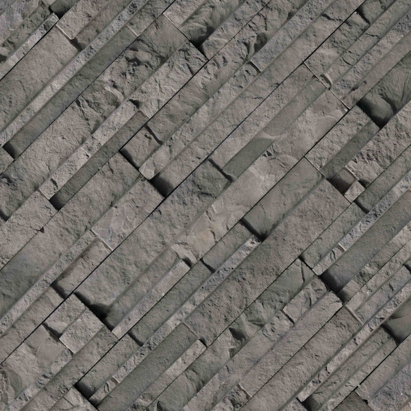 Msi Sandown Silver Pattern Varying Length Natural Concrete Wall Tile - ZOR-PNL-0173