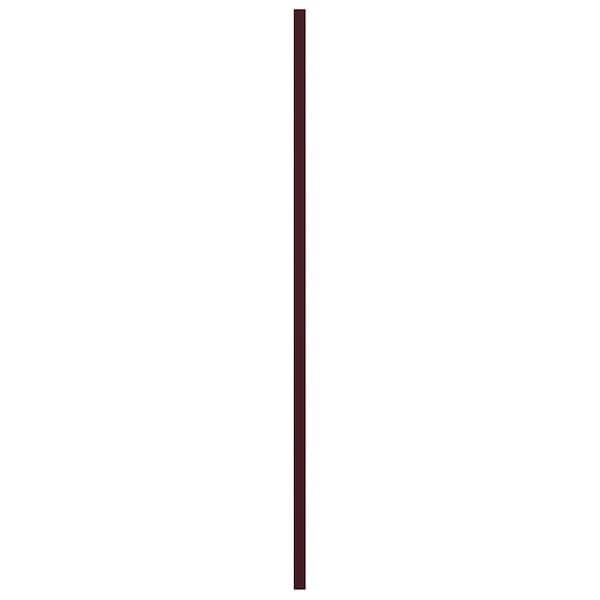 Ekena Millwork 18W x 70H True Fit PVC Diagonal Slat Modern Style Fixed Mount Shutters, Wine Red, PR - TFP001DG18X070WR