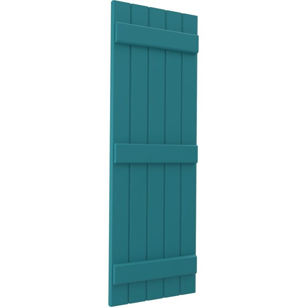Ekena Millwork Americraft 5-Board (3 Batten) Exterior Real Wood Joined Board-n-Batten Shutters, ARW401BB518X68ANH, PR - ARW401BB518X68ANH