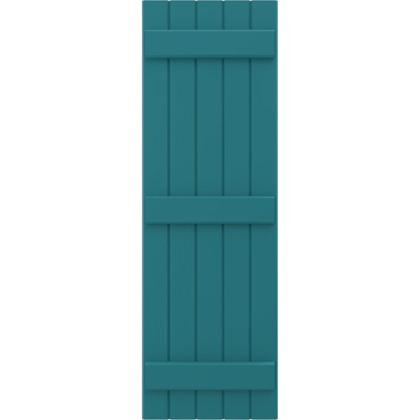 Ekena Millwork Americraft 5-Board (3 Batten) Exterior Real Wood Joined Board-n-Batten Shutters, ARW401BB518X68ANH, PR - ARW401BB518X68ANH