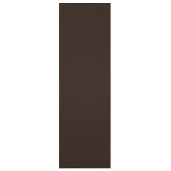 Ekena Millwork 18W x 29H True Fit PVC Diagonal Slat Modern Style Fixed Mount Shutters, Raisin Brown, PR - TFP001DG18X029TB
