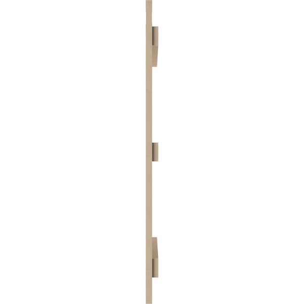 Ekena Millwork Rustic Three Board Spaced Board-n-Batten Smooth Faux Wood Shutters, 17 1/2W x 88H, PR - SHUBSS17X88SMPR
