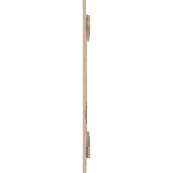 Ekena Millwork Rustic Four Board Joined Board-n-Batten Pecky Cypress Faux Wood Shutters, 22"W x 32"H - SHUBJS22X32PCPR