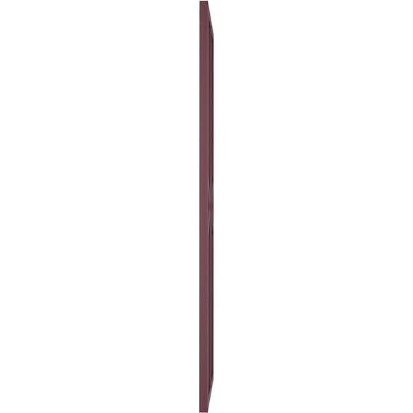 Ekena Millwork True Fit PVC Cedar Park Fixed Mount Shutters, Wine Red, 15W x 67H, PR - TFP001CP15X067WR