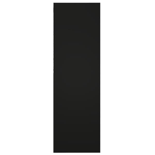 Ekena Millwork True Fit PVC San Juan Capistrano Mission Style Fixed Mount Shutters, Black, 12W x 48H, PR - TFP001SJ12X048BL