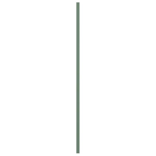 Ekena Millwork True Fit PVC San Carlos Mission Style Fixed Mount Shutters, Track Green, 12W x 34H, PR - TFP001SC12X034TG