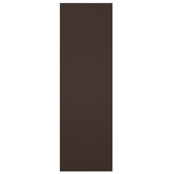 Ekena Millwork True Fit PVC Two Panel Chevron Modern Style Fixed Mount Shutters, Raisin Brown, 12W x 32H, PR - TFP101CV12X032TB