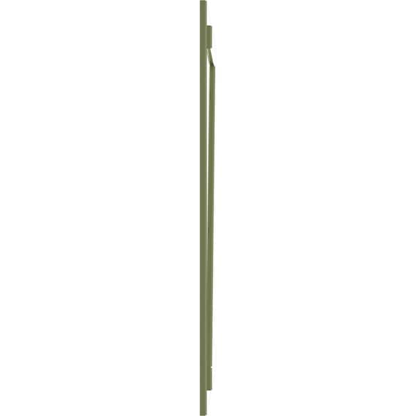 Ekena Millwork True Fit PVC Three Board Joined Board-n-Batten Shutters w/Z-Bar, Moss Green , 16 1/8W x 59H, PR - TFP102BBF16X059MG