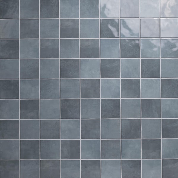 Msi Renzo Denim 5 In. X 5 In. Glossy Ceramic Blue Wall Tile, 60PK - ZOR-PT-0549