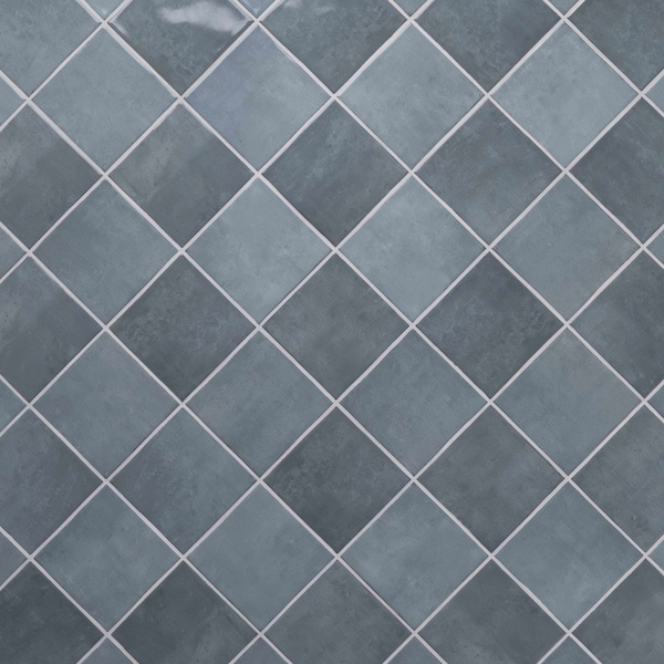 Msi Renzo Denim 5 In. X 5 In. Glossy Ceramic Blue Wall Tile, 60PK - ZOR-PT-0549