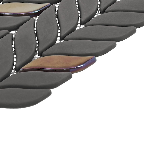 Daltile Starcastle 2'' Leaf Glass Wall and Floor Mosaic, 15PK - SC79LEAFMSMT
