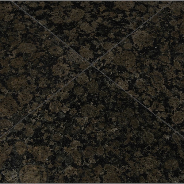 Msi Baltic Brown 12 In. X 12 In. Polished Granite Floor And Wall Tile, 10PK - ZOR-NS-0042