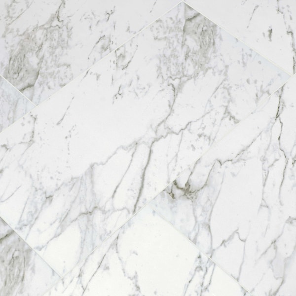 Msi Pietra Carrara 12 In. X 24 In. Glazed Porcelain Floor And Wall Tile, 8PK - ZOR-PT-0263
