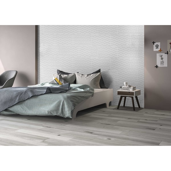 Msi Adella Viso White 12 In. X 24 In. Glazed Ceramic Wall Tile, 7PK - ZOR-PT-0554