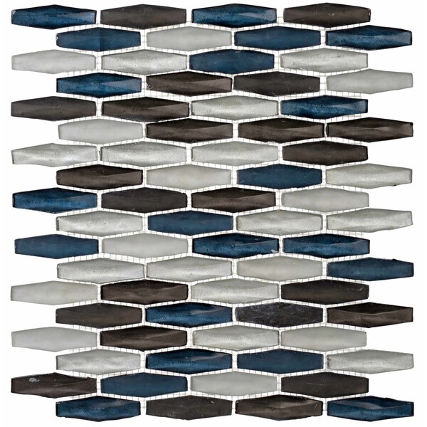 Andova Tiles ANDOVA TILES Rhapsody 2.5" x 2.5" Glass Novelty Mosaic Wall Tile - ANDRHA536