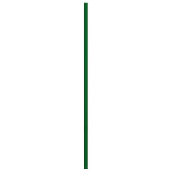 Ekena Millwork True Fit PVC San Miguel Mission Style Fixed Mount Shutters, Viridian Green, 18W x 72H, PR - TFP001SM18X072HG