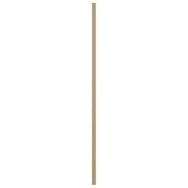 Ekena Millwork True Fit PVC Single X-Board Farmhouse Fixed Mount Shutters, Natural Twine, 15W x 50H, PR - TFP001FH15X050NT