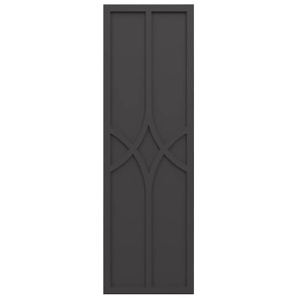 Ekena Millwork True Fit PVC Cedar Park Fixed Mount Shutters, Shadow Mountain, 18W x 71H, PR - TFP001CP18X071SM