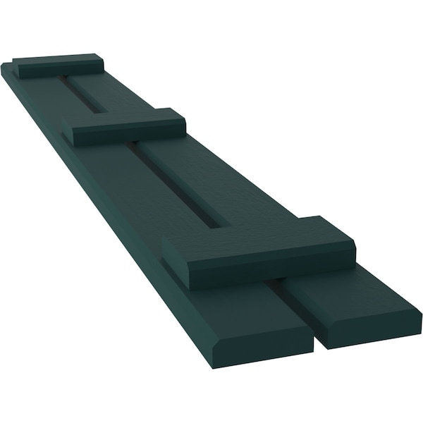 Ekena Millwork Americraft 2-Board (3 Batten) Exterior Real Wood Spaced Board-n-Batten Shutters, ARW401SB207X42FGH, PR - ARW401SB207X42FGH