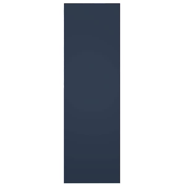 Ekena Millwork True Fit PVC Two Equal Raised Panel Shutters, Starless Night Blue, 15W x 58H, PR - TFP101RPF15X058OB