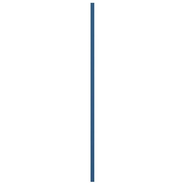 Ekena Millwork True Fit PVC Center Circle Arts & Crafts Fixed Mount Shutters, Sojourn Blue, 18W x 29H, PR - TFP001AC18X029HB