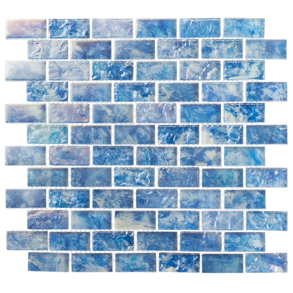 Andova Tiles SAMPLE Zalo 1 x 2 Glass Brick Joint Mosaic Wall and Floor Tile - SAM-ANDZAL612