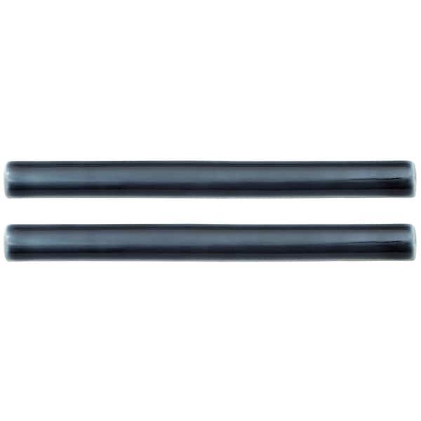 Msi Bay Blue 5/8 In. X 6 In. Glossy Ceramic Quarter Round Molding Tile Trim, 20PK - ZOR-MD-TR-0151