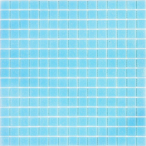 Apollo Tile Dune 12 in. x 12 in. Glossy Cadet Blue Glass Mosaic Wall and Floor Tile 20 sq. ft./case, 20PK - APLSA88BL502A