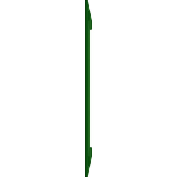 Ekena Millwork True Fit PVC Three Board Joined Board-n-Batten Shutters, Viridian Green, 16 1/8W x 45H, PR - TFP101BBF16X045HG