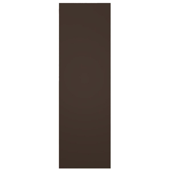Ekena Millwork True Fit PVC Center Circle Arts & Crafts Fixed Mount Shutters, Raisin Brown, 15W x 34H, PR - TFP001AC15X034TB