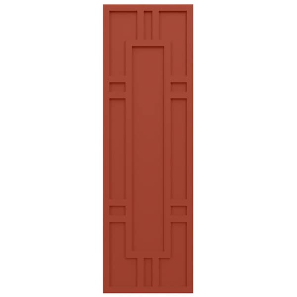 Ekena Millwork True Fit PVC Hastings Fixed Mount Shutters, Colorful Leaves, 18W x 69H, PR - TFP001HS18X069CL