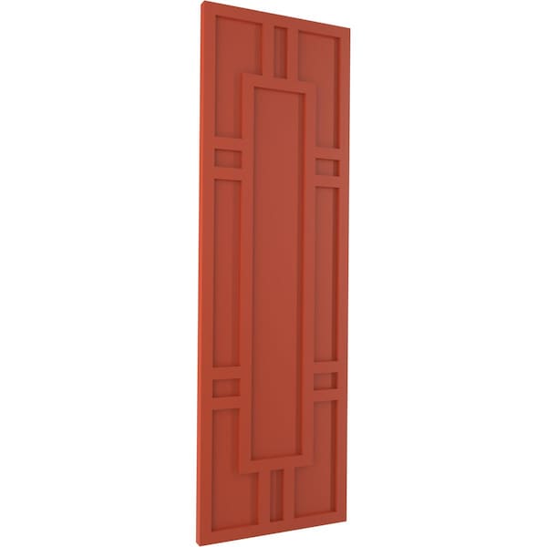 Ekena Millwork True Fit PVC Hastings Fixed Mount Shutters, Colorful Leaves, 18W x 69H, PR - TFP001HS18X069CL