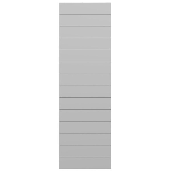 Ekena Millwork True Fit PVC Horizontal Slat Modern Style Fixed Mount Shutters, Primed, 12"W x 30"H - TFP001HZ12X030PR