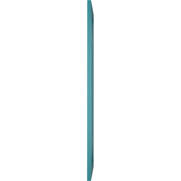 Ekena Millwork True Fit PVC San Carlos Mission Style Fixed Mount Shutters, Antigua, 15W x 48H, PR - TFP001SC15X048AN
