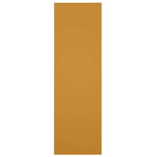 Ekena Millwork True Fit PVC San Carlos Mission Style Fixed Mount Shutters, Turmeric, 18W x 64H, PR - TFP001SC18X064TU
