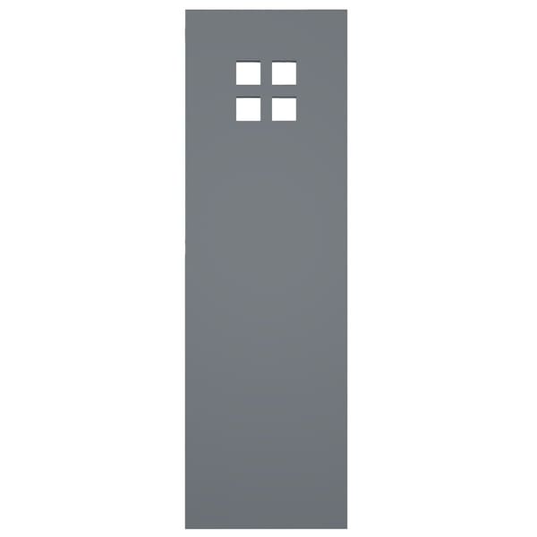 Ekena Millwork True Fit PVC San Antonio Mission Style Fixed Mount Shutters, Ocean Swell, 18W x 30H, PR - TFP001ST18X030CH