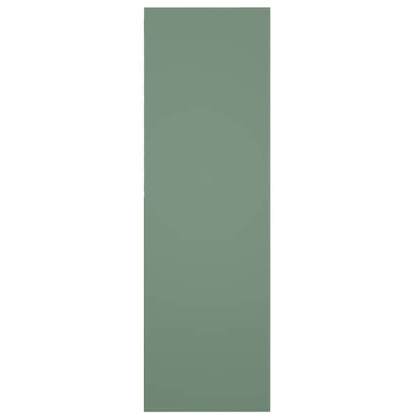 Ekena Millwork True Fit PVC San Miguel Mission Style Fixed Mount Shutters, Track Green, 12W x 67H, PR - TFP001SM12X067TG