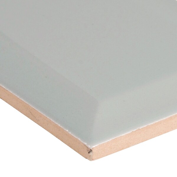 Msi Gray Glossy Beveled 3 In. X 6 In. Glazed Ceramic Wall Tile, 88PK - ZOR-PT-0150