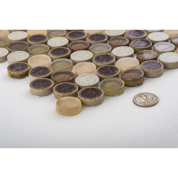 Andova Tiles ANDOVA TILES Polka 1" x 1" Penny Round Mosaic Tile - ANDPOL214