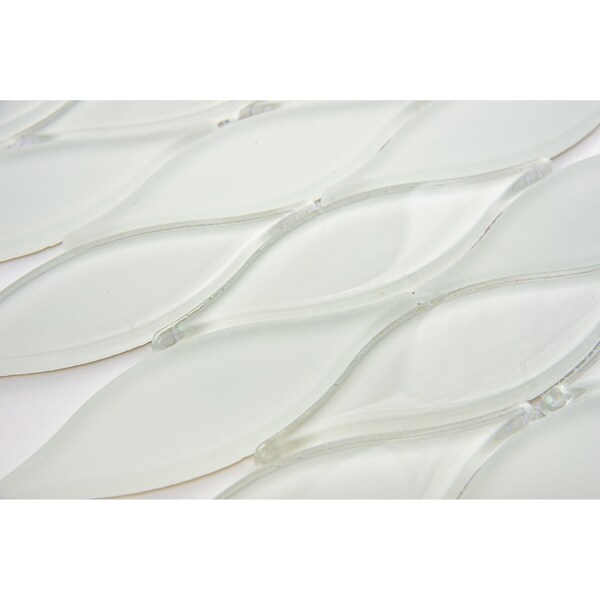 Andova Tiles SAMPLE Zeille Glass Arabesque Mosaic Tile - SAM-ANDZEI200