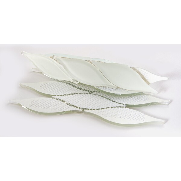 Andova Tiles SAMPLE Zeille Glass Arabesque Mosaic Tile - SAM-ANDZEI200