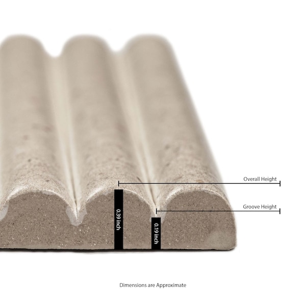 Msi Serata Harmona Parchment 4.5 in. X 9 in. Matte Porcelain Wall Tile, 28PK - ZOR-PT-0821