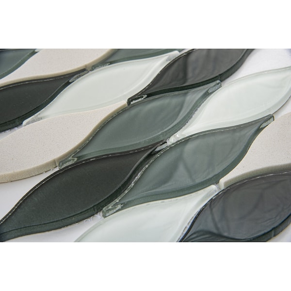 Andova Tiles SAMPLE Zeille Glass Arabesque Mosaic Tile - SAM-ANDZEI205