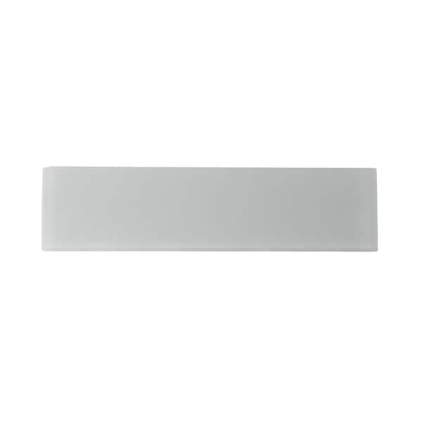 Apollo Tile 3X12 Frosted Grey Subway Glass Tile 5 Sq.Ft., 20PK - APLA99092M312EC105
